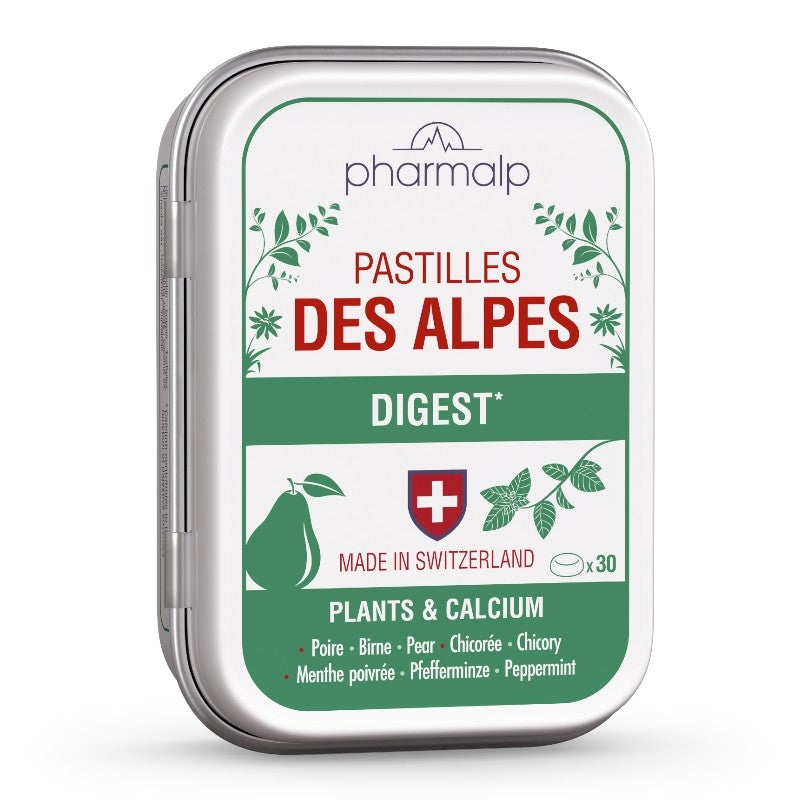 Verdauungspastillen aus den Alpen – Schachtel mit 30 Pastillen – Pharmalp