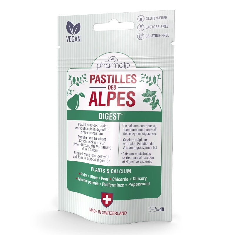 Digest Alpine Pastilles – 40 Pastillen im Beutel – Pharmalp