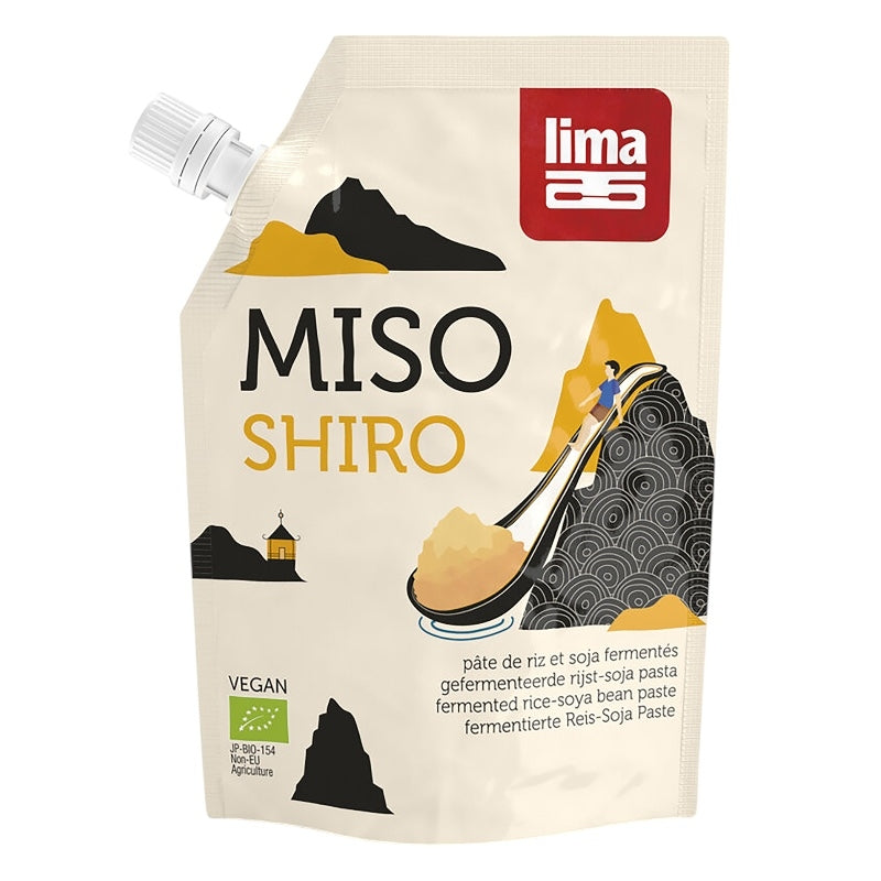 Bio-Reis-Soja-Paste – Shiro Miso – 300 g – Lima