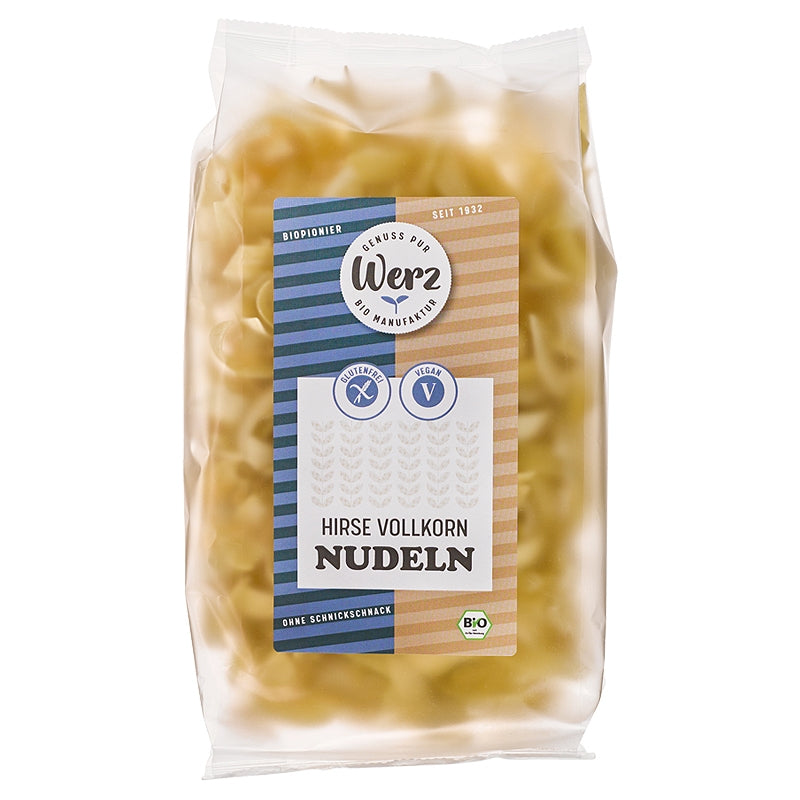 Bio-Vollkorn-Hirsenudeln - 200g - Werz