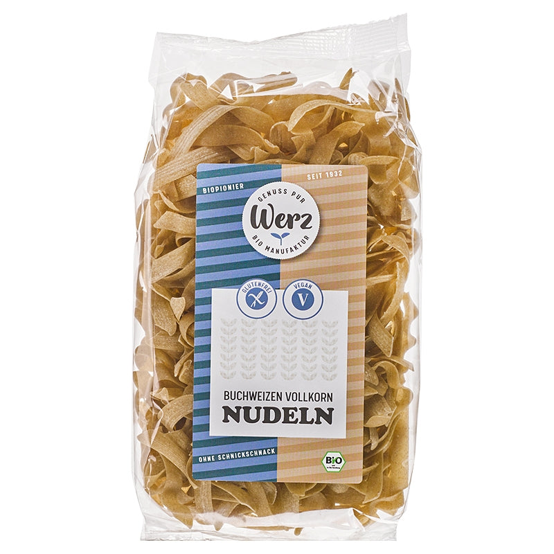 Pâtes complètes sans gluten au sarrasin BIO - 200g - Werz