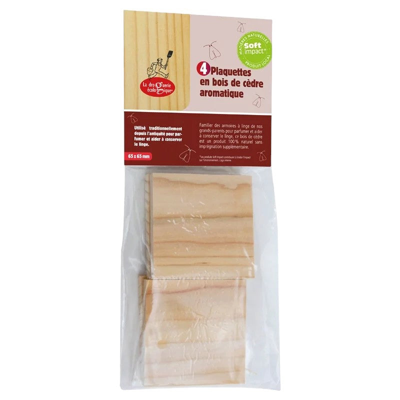 Aromatische Zedernholztabletten – 4 Stück – Die umweltfreundliche Apotheke