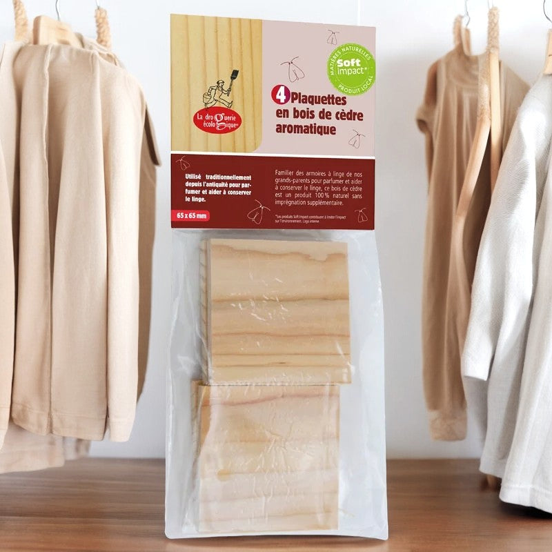 Aromatische Zedernholztabletten – 4 Stück – Die umweltfreundliche Apotheke