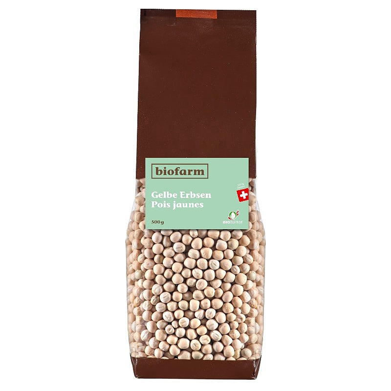 Pois jaunes suisses BIO - 500g - Biofarm