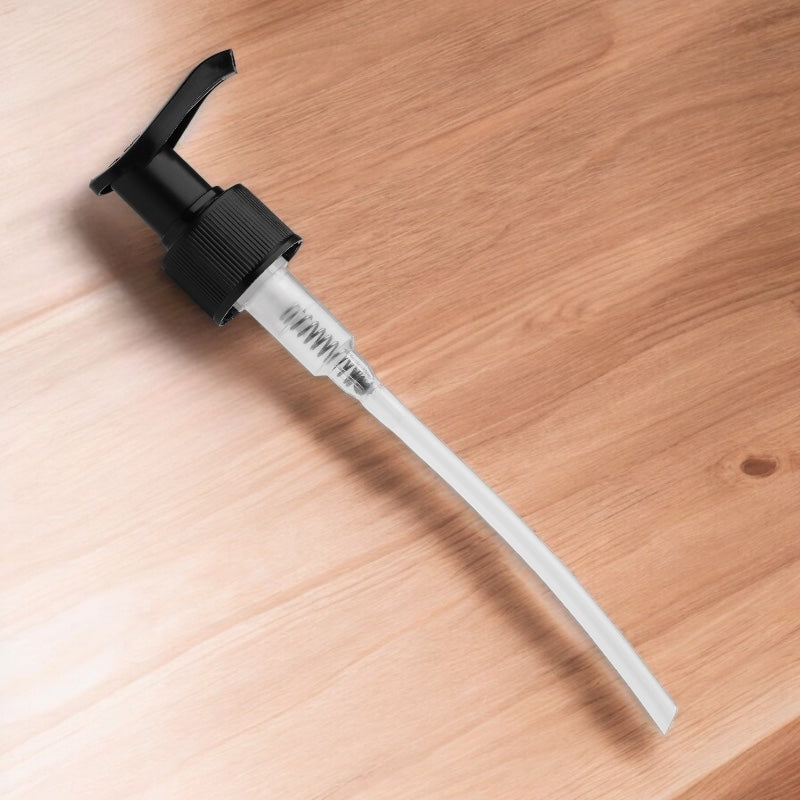 Pompe pour bouteille 200ml en plastique RPET brun - Farfalla