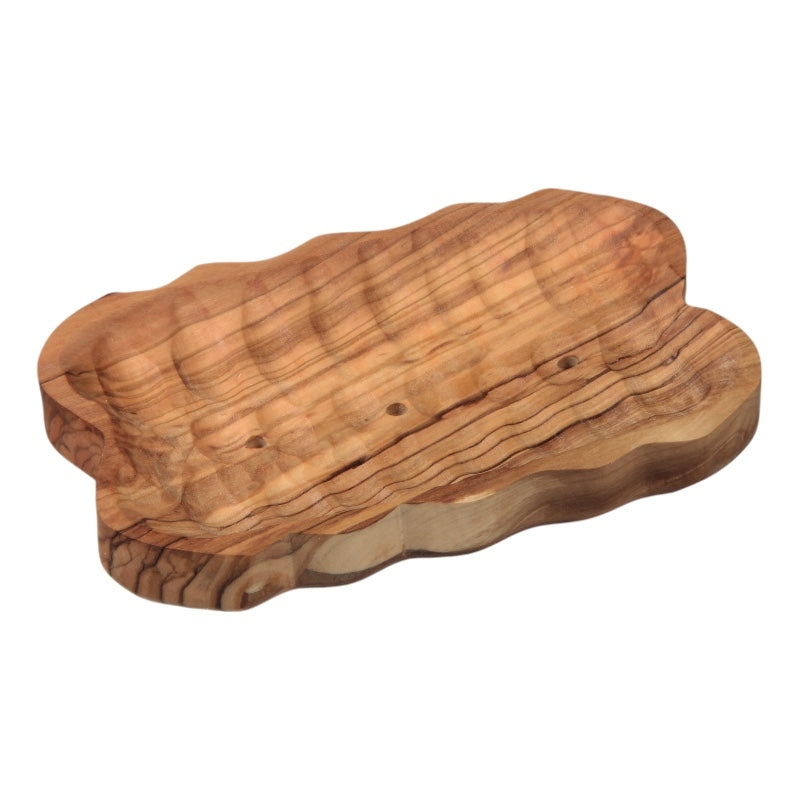 Rechteckige Seifenschale aus Olivenholz - Anaé