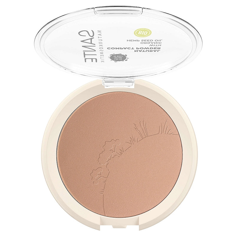 Poudre compacte BIO N°02 Neutral Beige - 9g - Sante