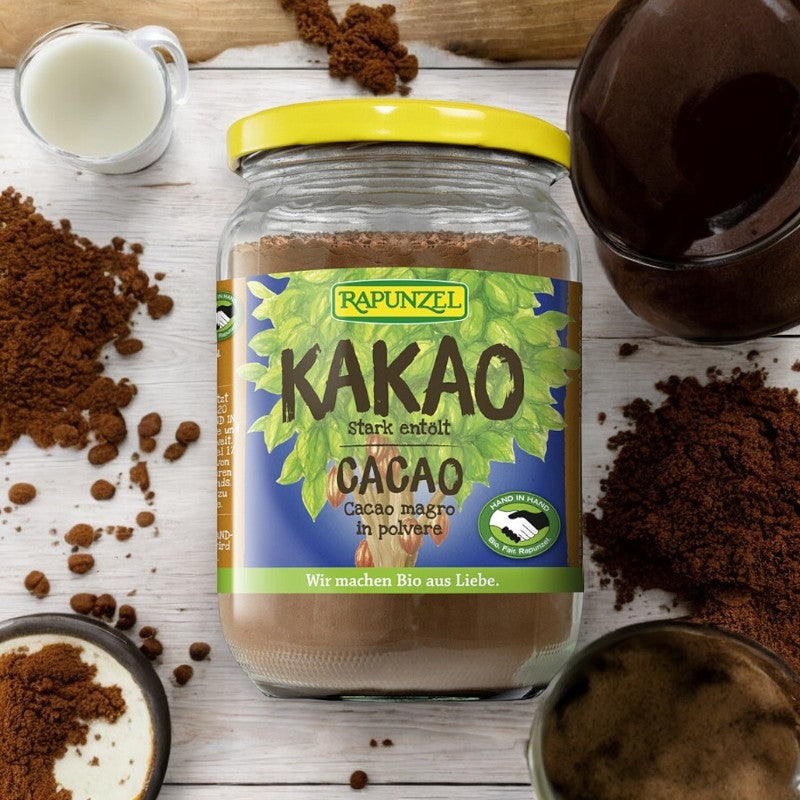 Poudre de cacao fortement dégraissée BIO - 250g - Rapunzel