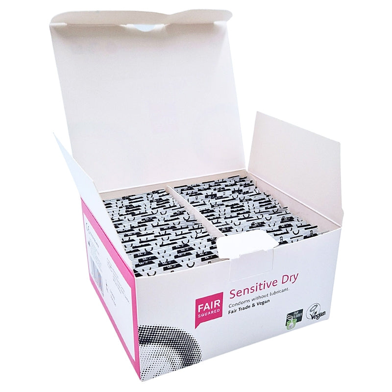 Sensitive Dry Naturkondome – 50 Stück – Fair Squared