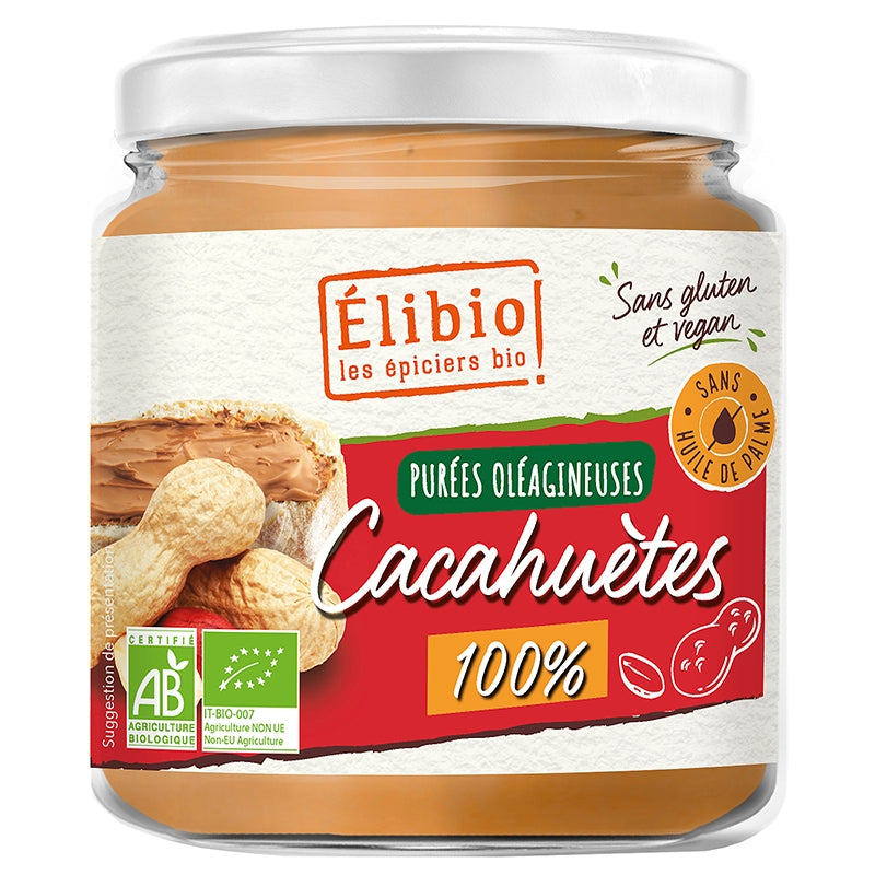 Bio-Erdnussbutter – 250 g – Elibio