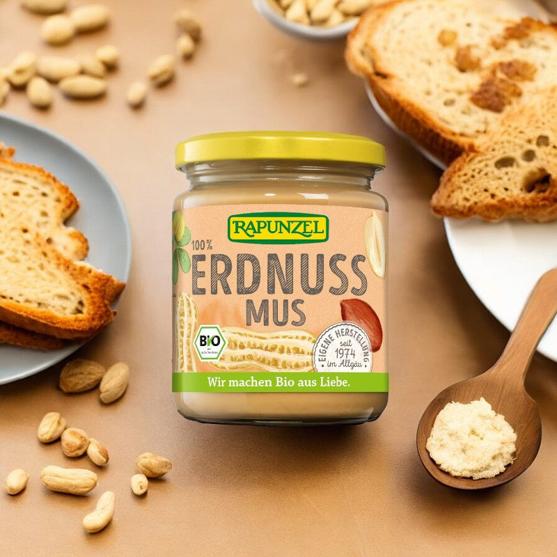 Purée de cacahuètes fine BIO - 250g - Rapunzel