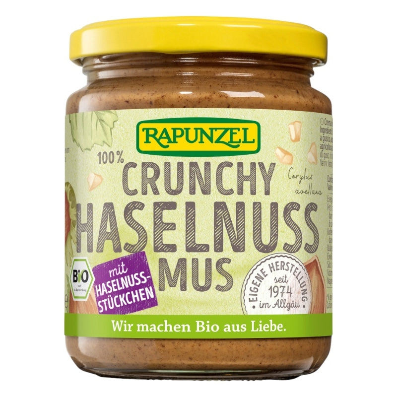 Purée de noisettes crunchy BIO - 250g - Rapunzel