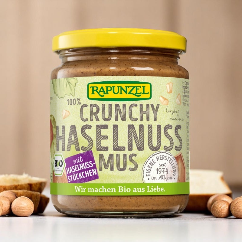 Purée de noisettes crunchy BIO - 250g - Rapunzel