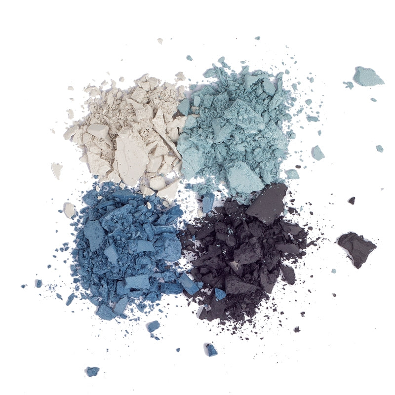 Quatre ombres à paupières True blue BIO - 4,8g - Benecos