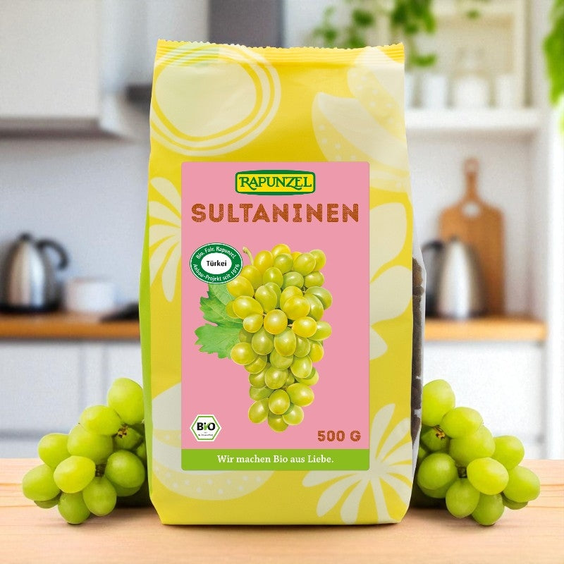 Raisins secs sultanines BIO - 500g - Rapunzel