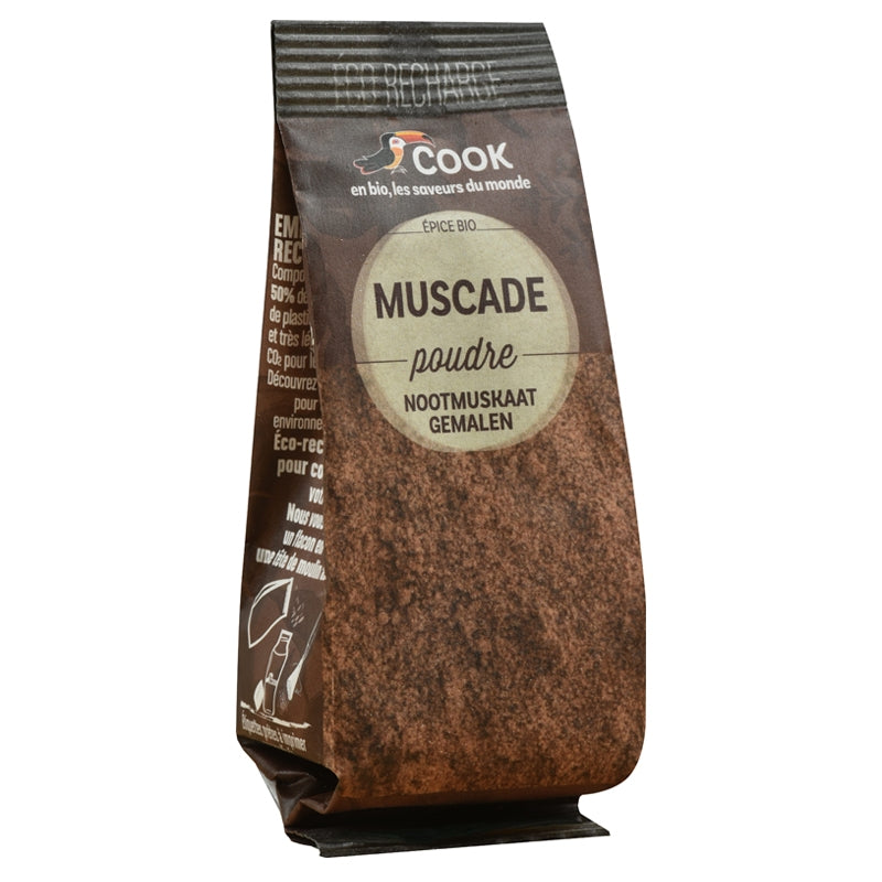 Nachfüllpackung gemahlene Bio-Muskatnuss – 35 g – Cook
