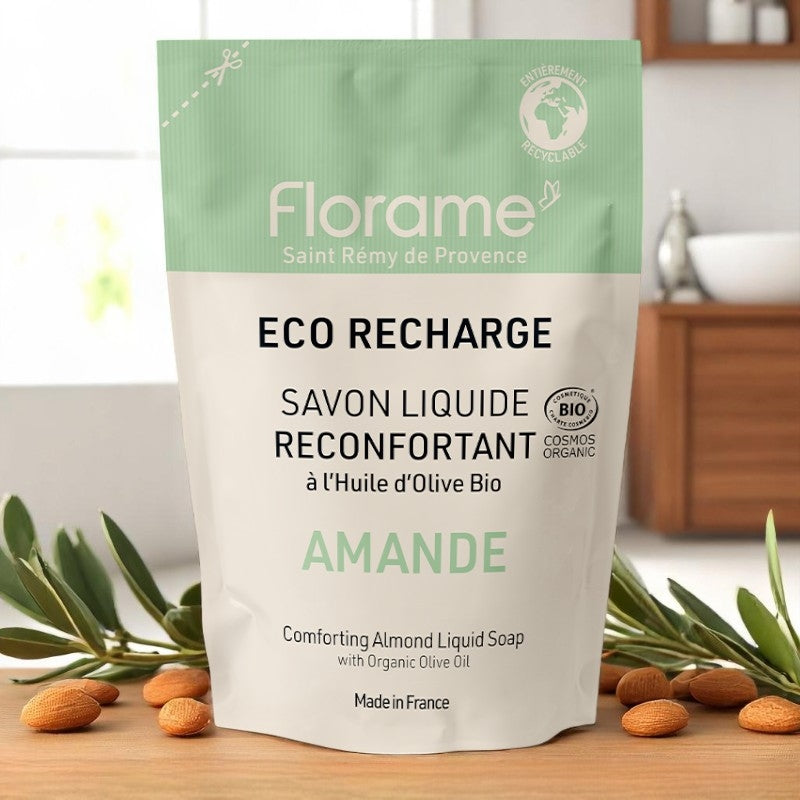 Recharge savon liquide BIO amande - 470ml - Florame