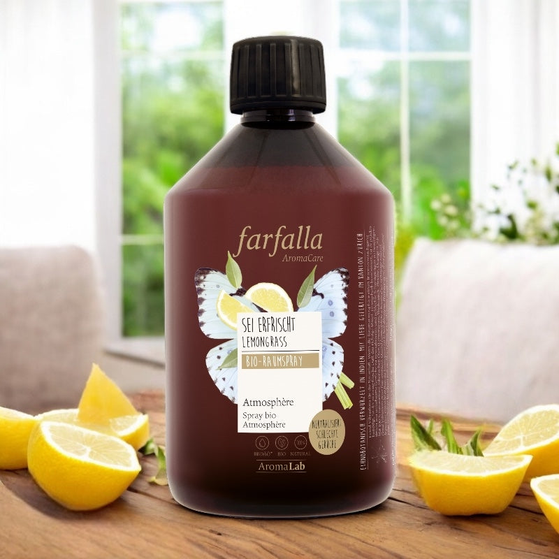 Atmosphère BIO Zitronengras-Raumspray Nachfüllpackung - 500 ml - Farfalla