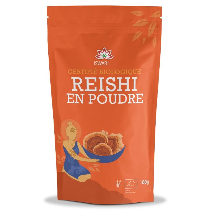 Reishi-Pulver BIO - 100g - Iswari