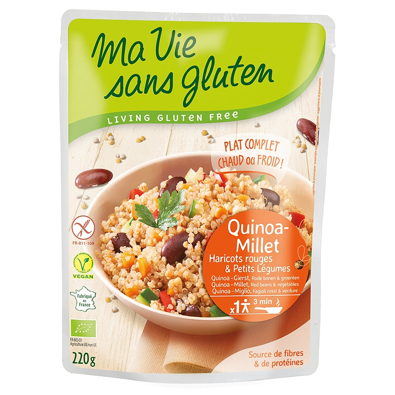 Bio-Quinoa- und Hirsemehl – 220 g – Mein glutenfreies Leben