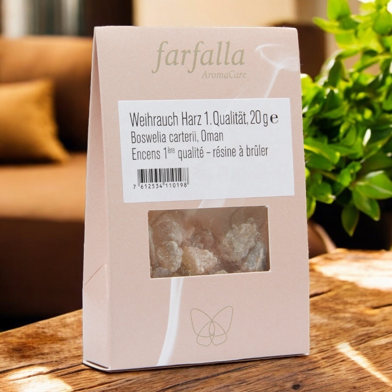 Résine à brûler Encens 1ère qualité - 20g - Farfalla