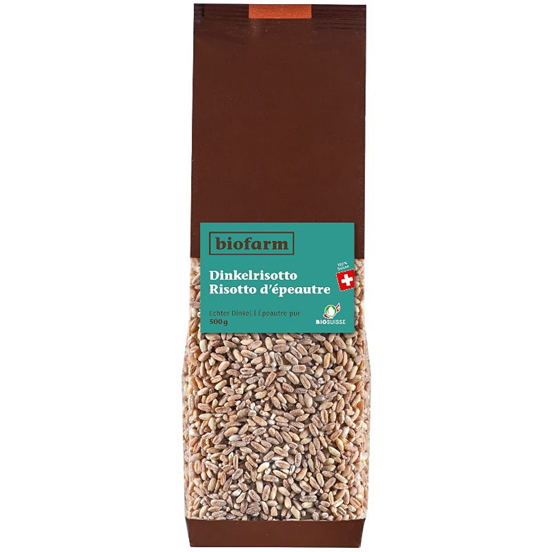 Bio-Dinkelrisotto aus der Schweiz – 500 g – Biofarm