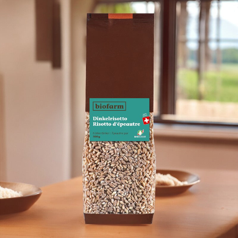 Bio-Dinkelrisotto aus der Schweiz – 500 g – Biofarm