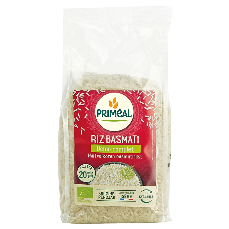Bio-Basmatireis (halbvollkorn) - 500 g - Priméal