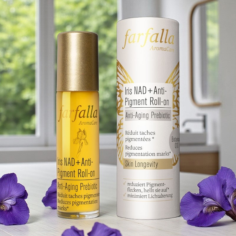 BIO iris NAD+ Anti-Pigment-Roll-on – 10 ml – Farfalla