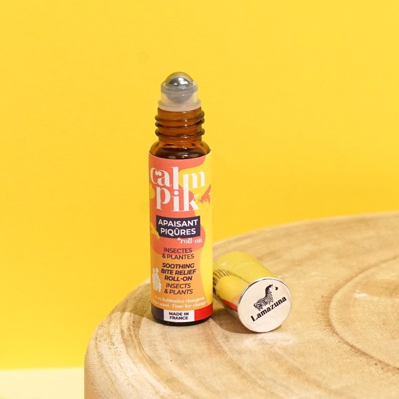 Wohltuender Roll-on gegen Insektenstiche, Kamille & Lavendel – 10 ml – Lamazuna