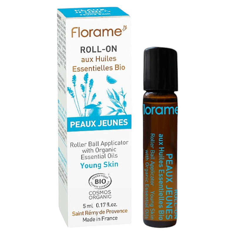 Roll-on BIO peaux jeunes - 5ml - Florame