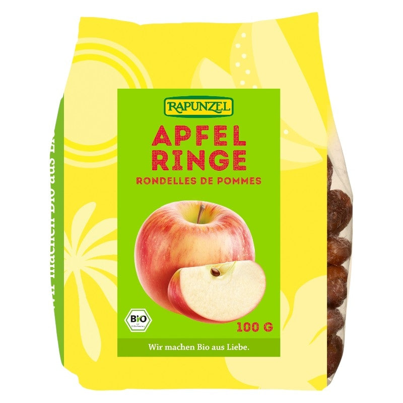 Rondelles de pommes séchées BIO - 100g - Rapunzel