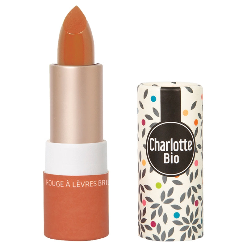 Rouge à lèvres brillant corail BIO - 3.5g - Charlotte Bio