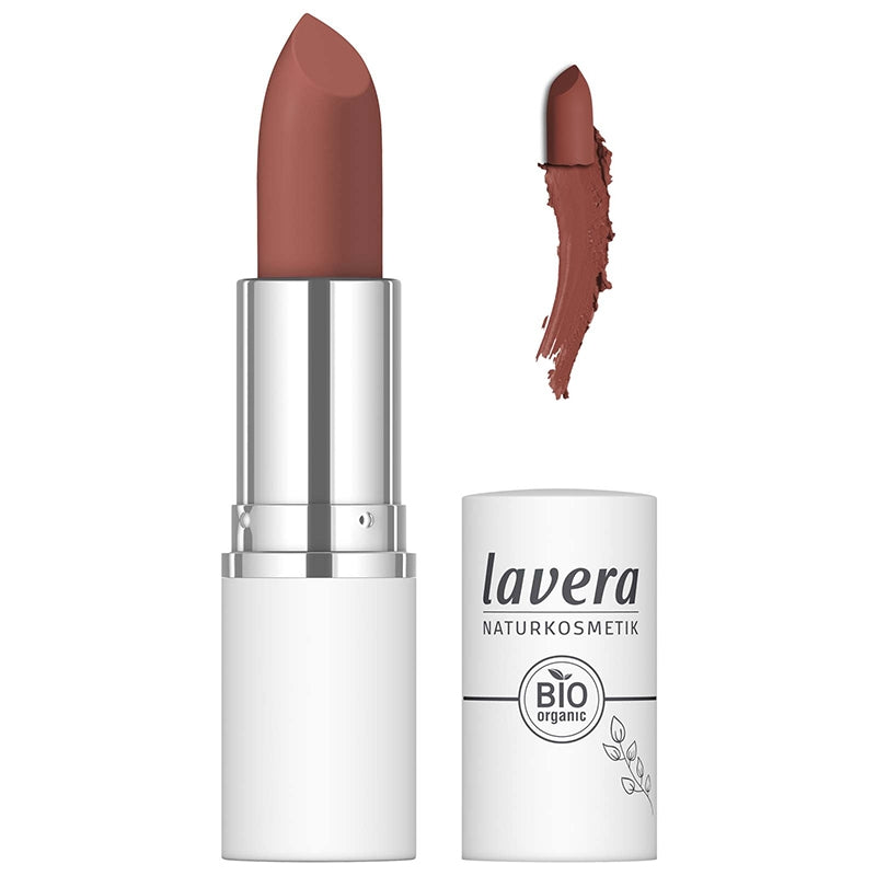 Organic Matte Comfort Lippenstift Nr. 01 Cayenne – 4,5 g – Lavera