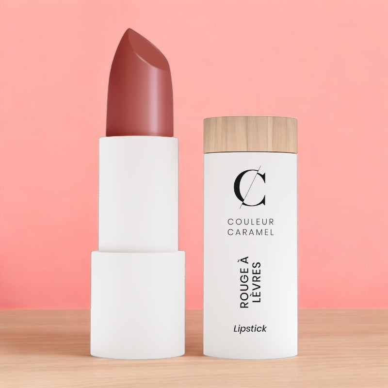 Rouge à lèvres mat Beige rosé N°126 BIO - 3,5g - Couleur Caramel