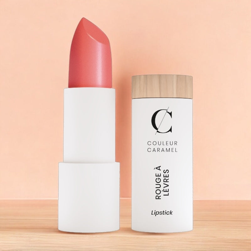 Rouge à lèvres nacré Rose corail N°506 BIO - 3,5g - Couleur Caramel