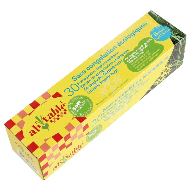 Umweltfreundliche Gefrierbeutel, Größe S - 30 Stück - ah table!