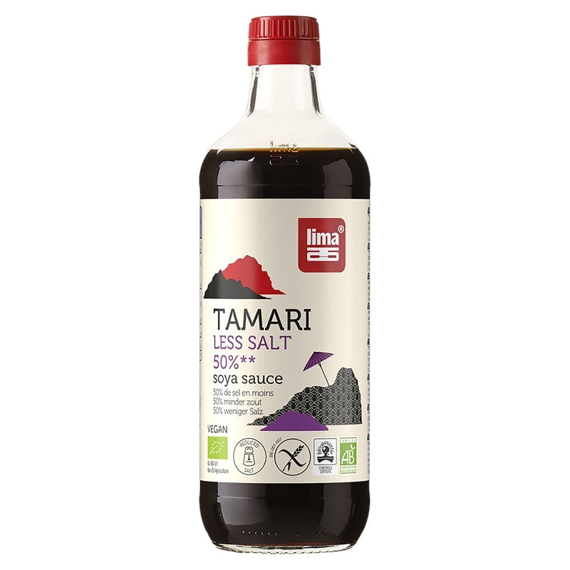 Sauce de soja avec 50% de sel en moins BIO - Tamari - 500ml - Lima