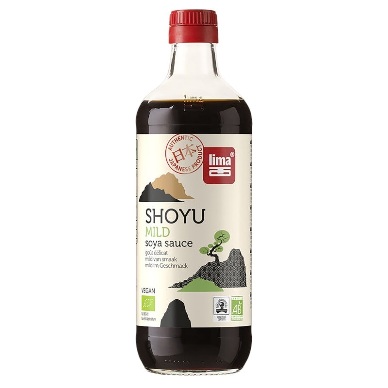 Bio-Soja-Weizen-Sauce – Shoyu – 500 ml – Lima