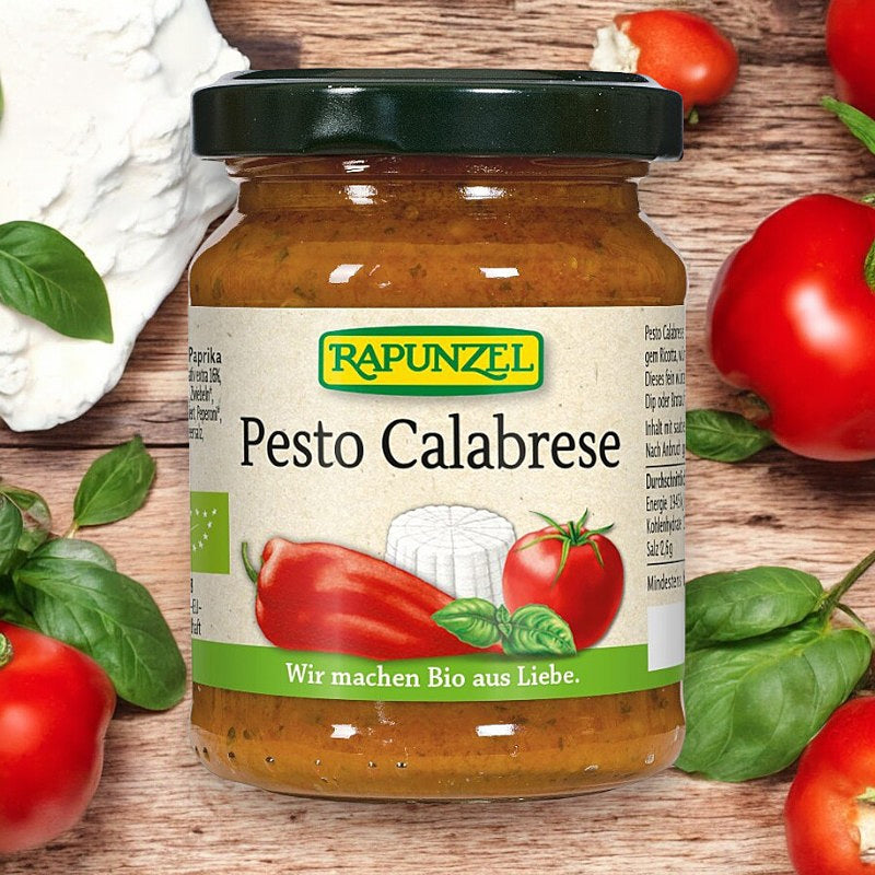 Sauce pesto Calabrese BIO - 120g - Rapunzel