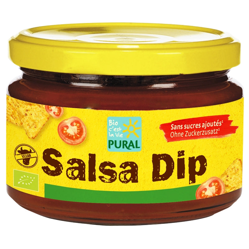 Sauce salsa dip doux BIO - 260g - Pural