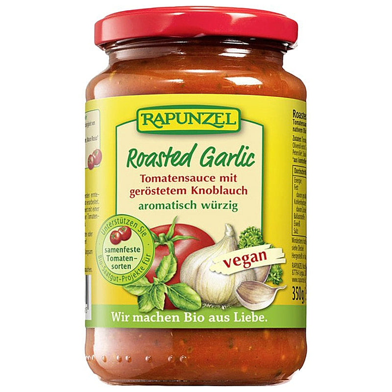 Sauce tomate à l'ail grillé BIO - 350g - Rapunzel