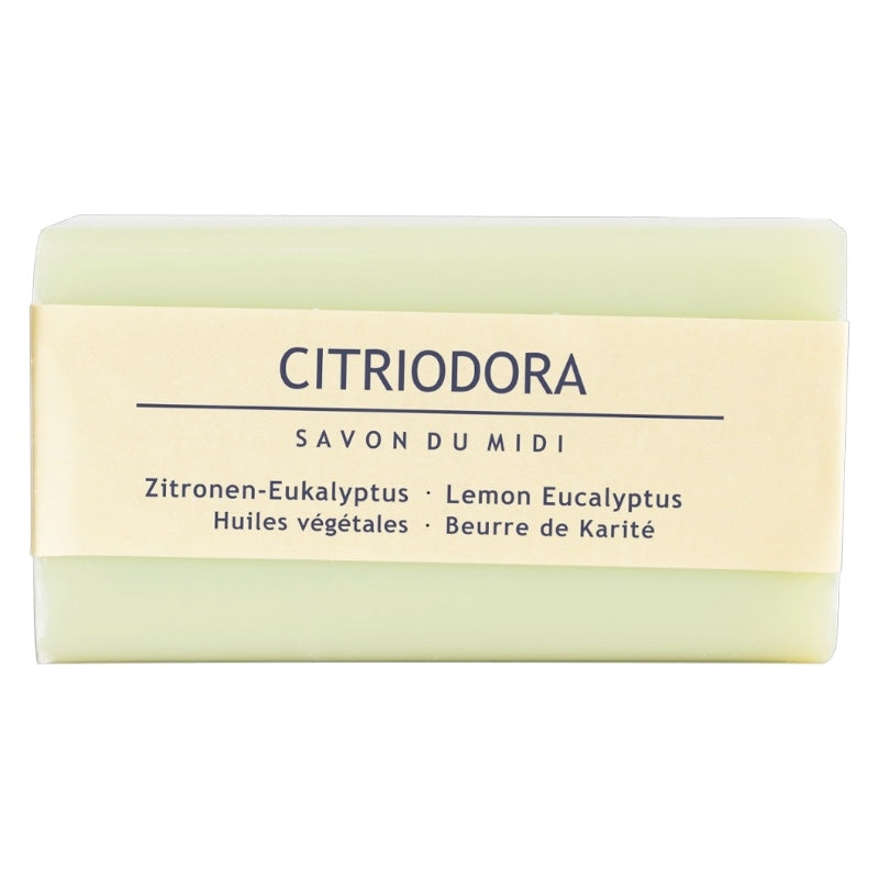 Seife mit Sheabutter, Zitrone und Eukalyptus – 100 g – Savon du Midi