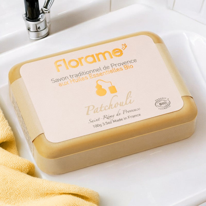 Bio-Patchouli-Seife – 100 g – Florame
