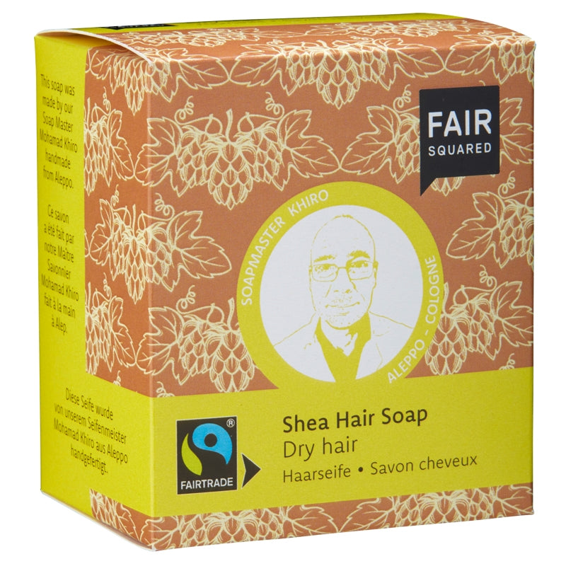Bio-Sheabutter-Haarseife – 2 x 80 g – Fair Squared