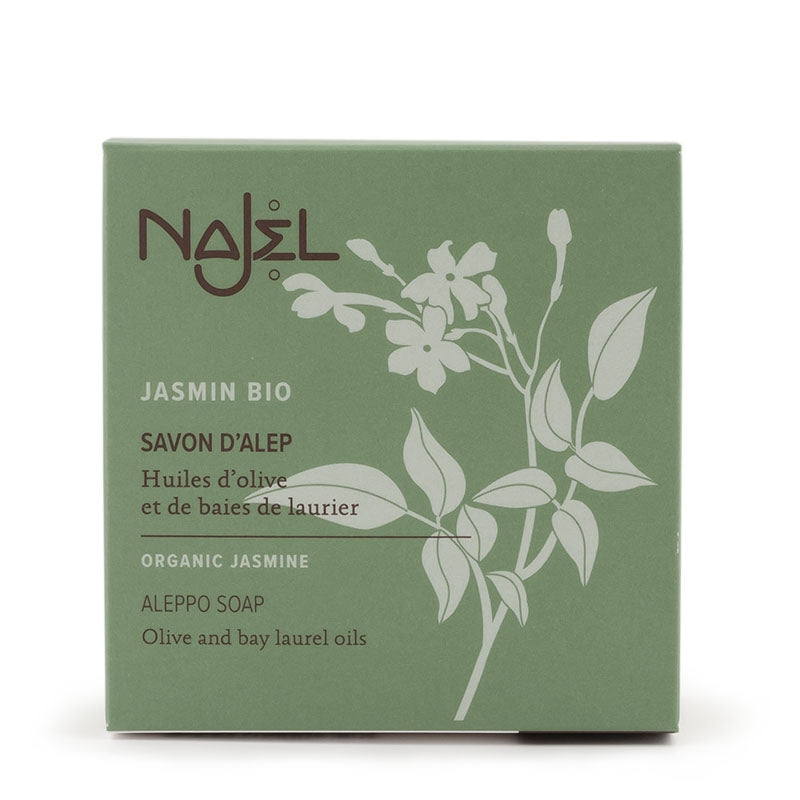 Aleppo-Seife mit Bio-Jasmin - 100 g - Najel