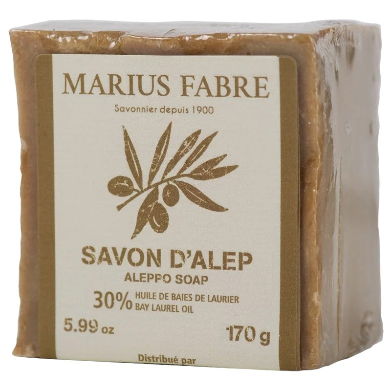 Aleppo-Seife mit Olivenöl und 30 % Lorbeer – 170 g – Marius Fabre