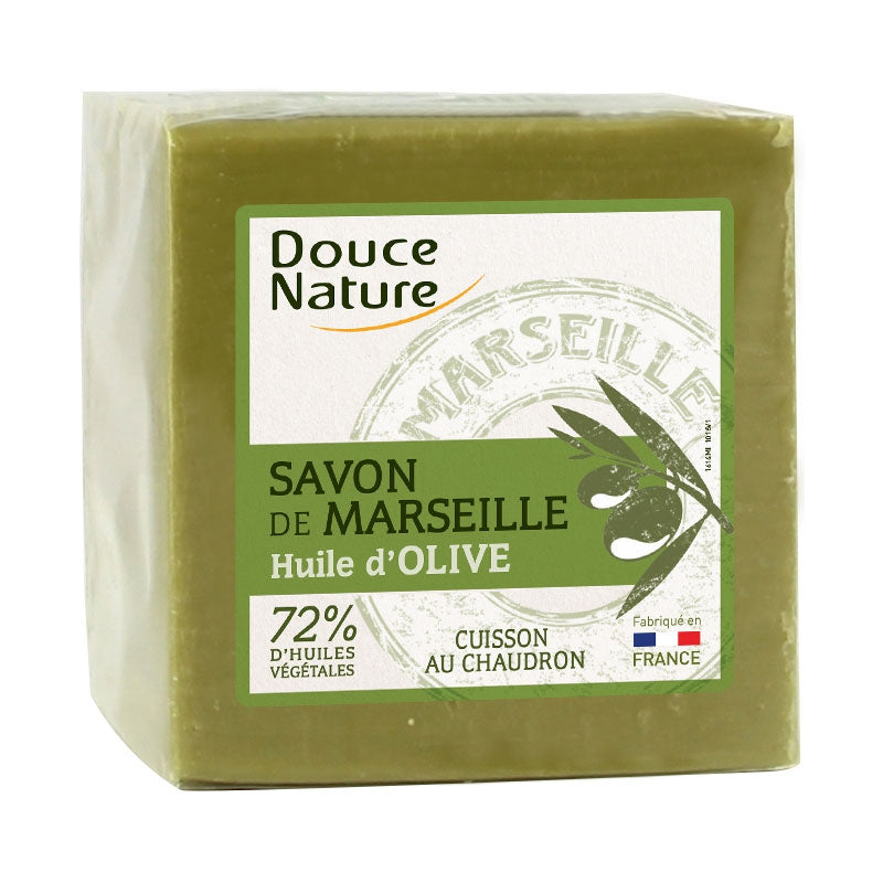 Natürliche Marseiller Seife mit Olivenöl - 600 g - Douce Nature