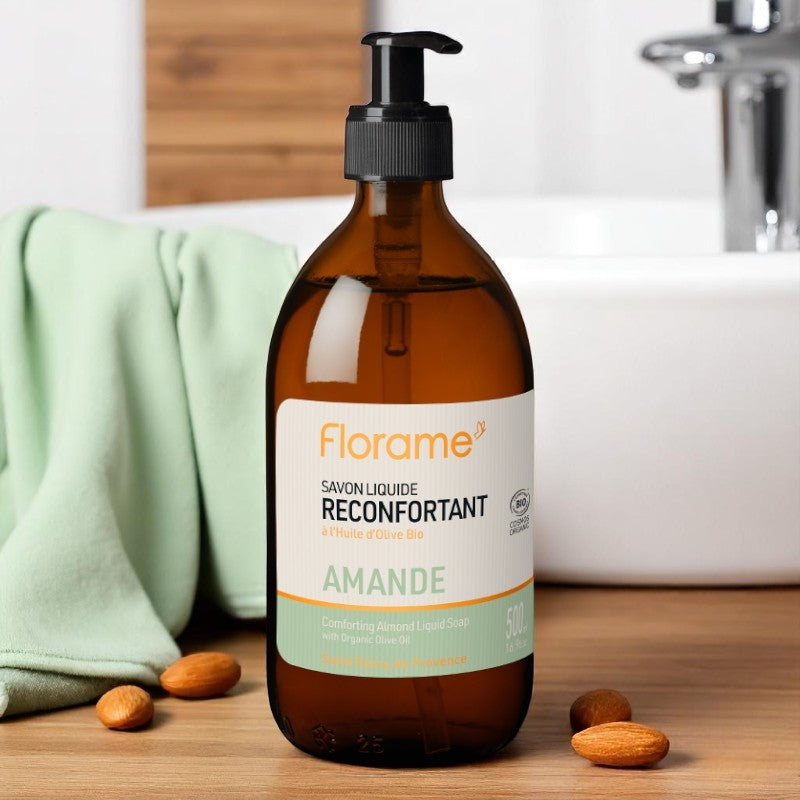 Savon liquide BIO amande - 500ml - Florame