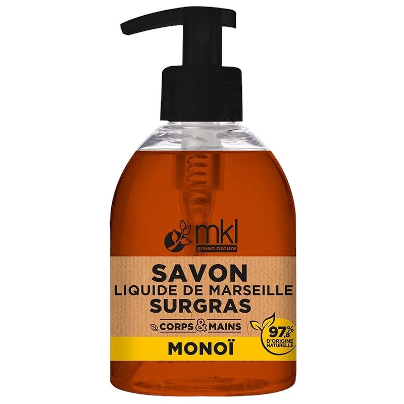 Savon liquide de Marseille monoï - 300ml - MKL Green Nature